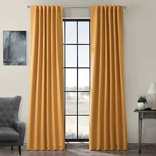 mustard curtains